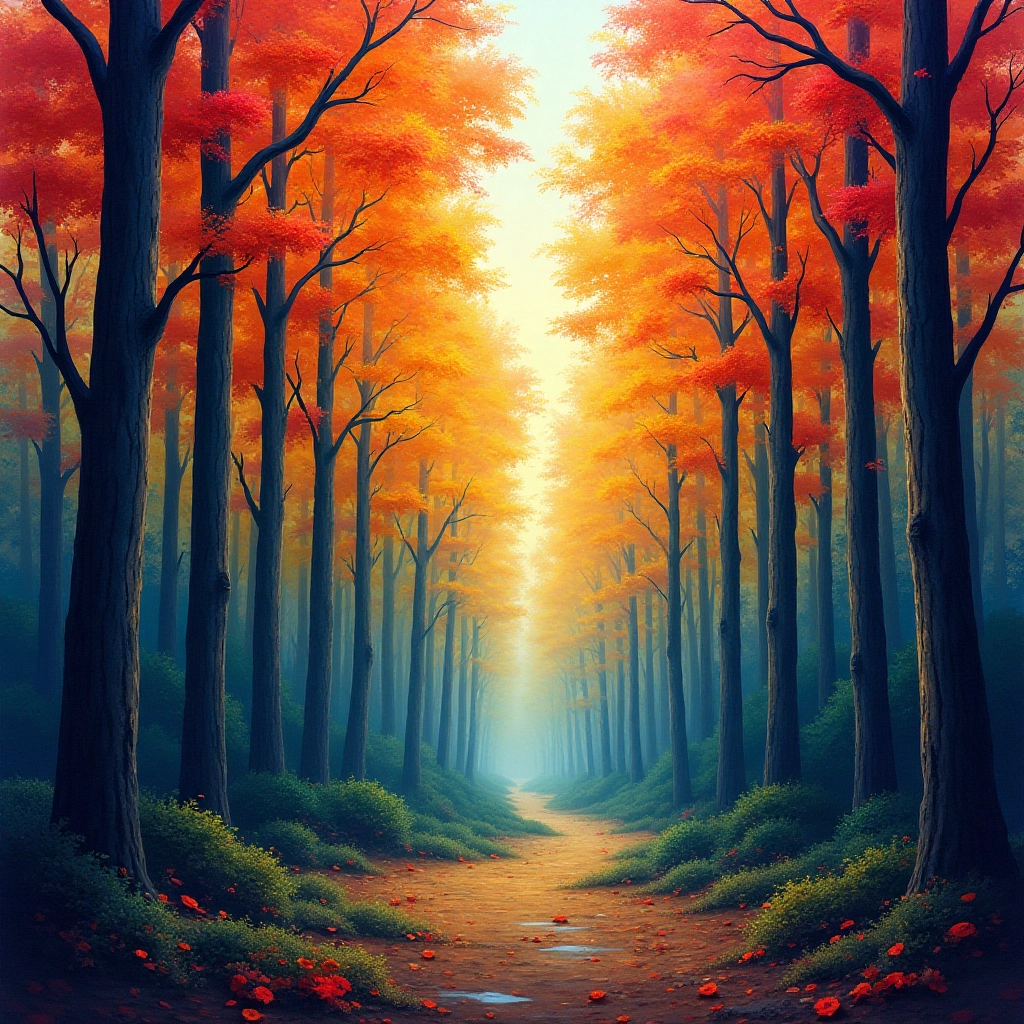 Autumn Forest Path